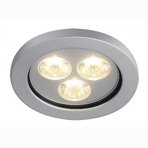 EYEDOWN elox hliník LED teplá bílá  350mA 3x1W IP44