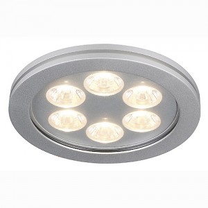 EYEDOWN elox hliník LED teplá bílá 350mA 6x1W IP44