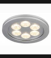 EYEDOWN elox hliník LED teplá bílá 350mA 6x1W IP44