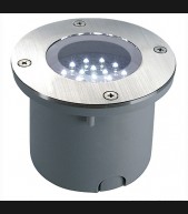 WETSY kruhová venkovní zápustná 230V/12V GX5,3 LED IP67