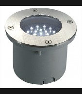 WETSY kruhová venkovní zápustná 230V/12V GX5,3 LED IP67