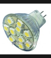LED žárovka 2W s paticí MR11 úhel svitu 120°, 12V, náhrada 10W halogenu