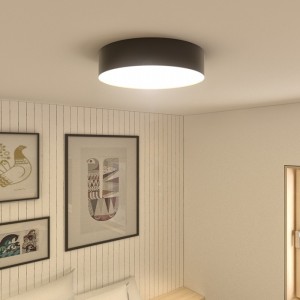 COIMBRA stropní černá 230V LED 24W 3000K