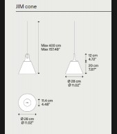 LODES JIM sestava 3ks cone, cylinder a bell