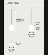 LODES JIM sestava 3ks cone, cylinder a bell